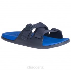 Chacos NZ - Chaco Active Blue Chillos Slide-Sandals 08Z4501